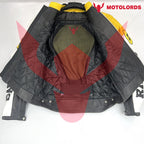 Men's Ferrari F1 Yellow Racing Leather Jacket