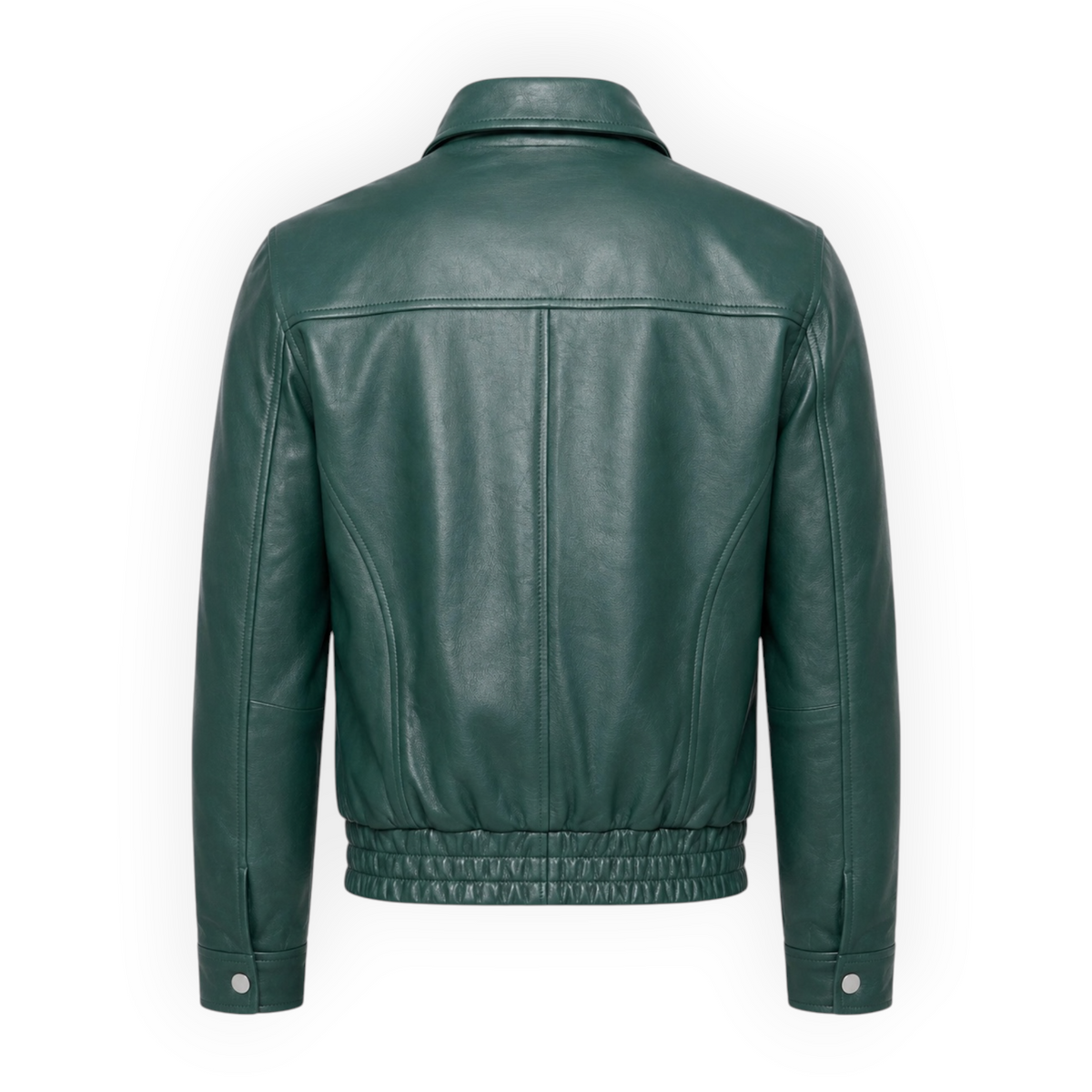 Classic Leather Bomber Jacket