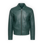 Classic Leather Bomber Jacket