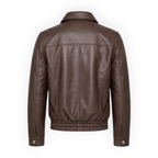 Classic Leather Bomber Jacket