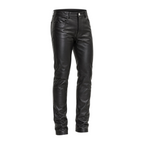 Slim Fit Shiny Leather Pants