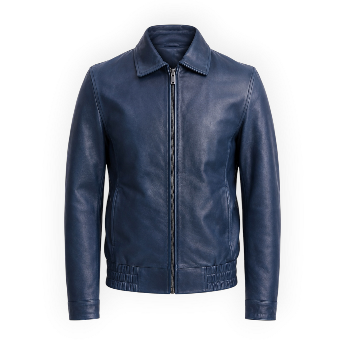 Classic Leather Bomber Jacket