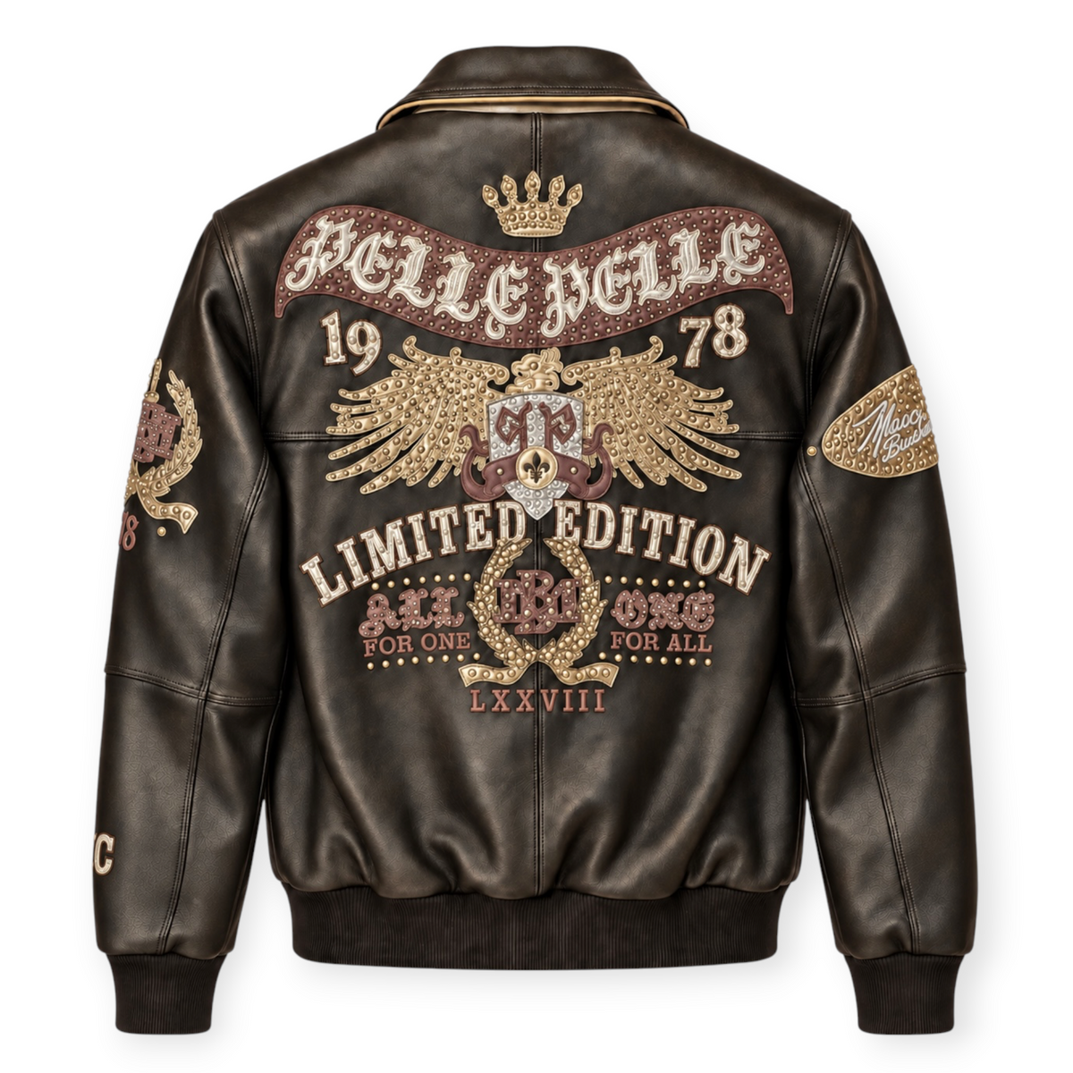 Pelle Pelle x Daniel's Leather All For One Collab Jacket