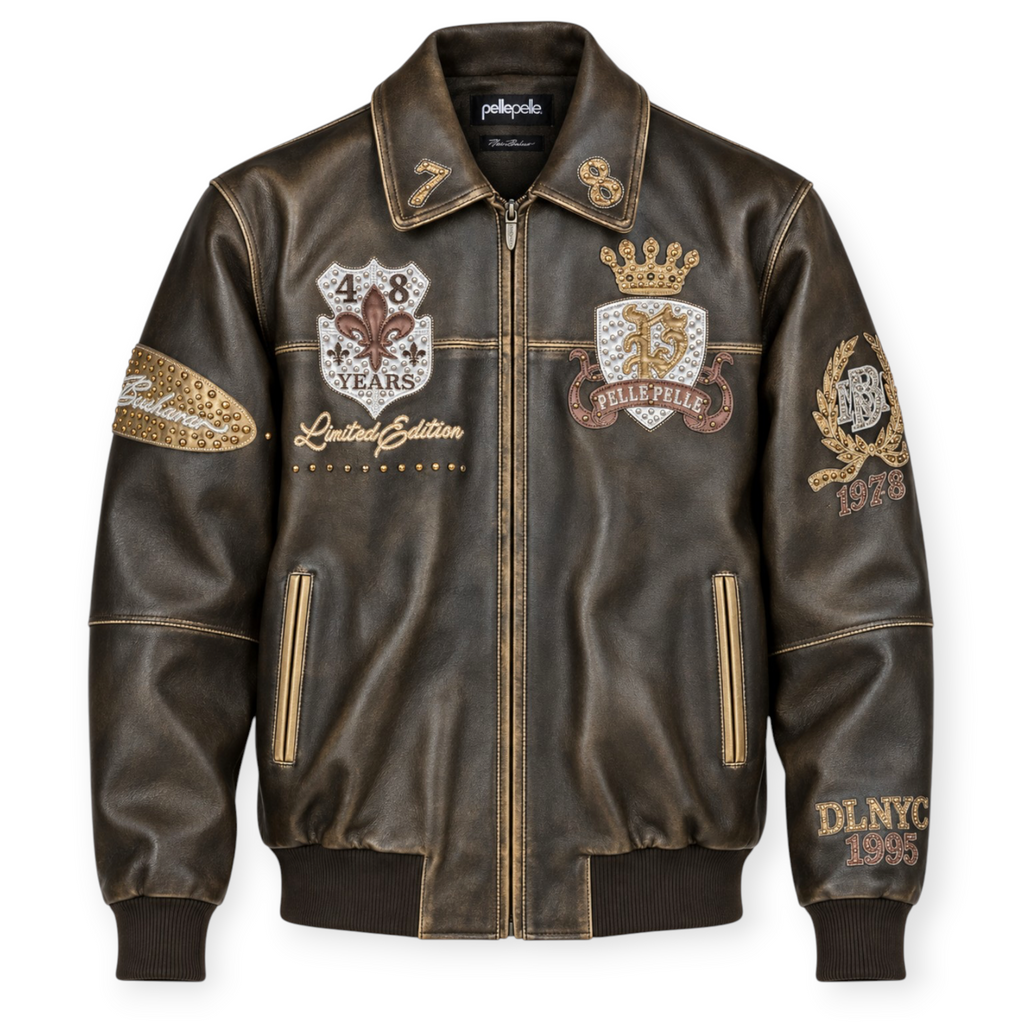 Pelle Pelle x Daniel's Leather All For One Collab Jacket