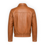 Classic Leather Bomber Jacket