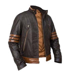 X-Men Wolverine Leather Jacket For Men