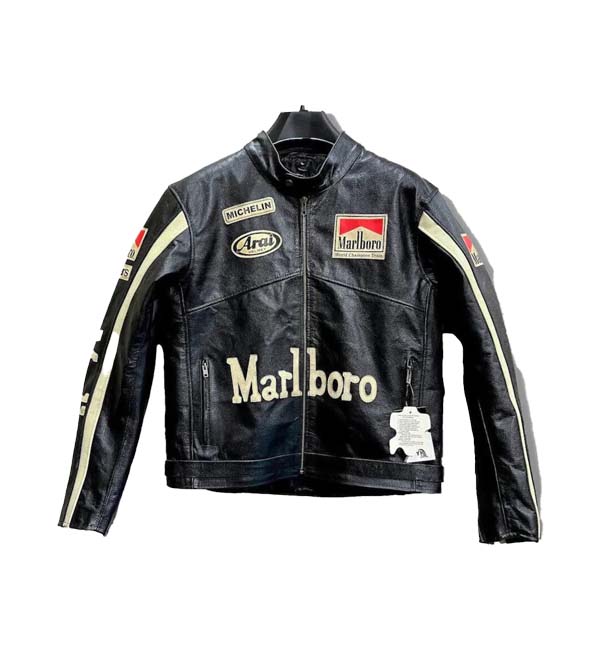 Plus Size Marlboro Leather jacket Causal and Motorcycle For Men