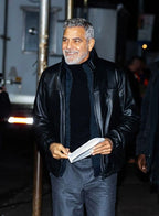 George Clooney Leather Jacket  Avanzar Leather