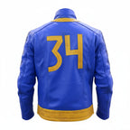 Lucy Vault 34 Blue New Vegas Costume Cosplay Leather Jacket