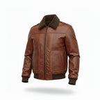 Maverick Leather Bomber Jacket