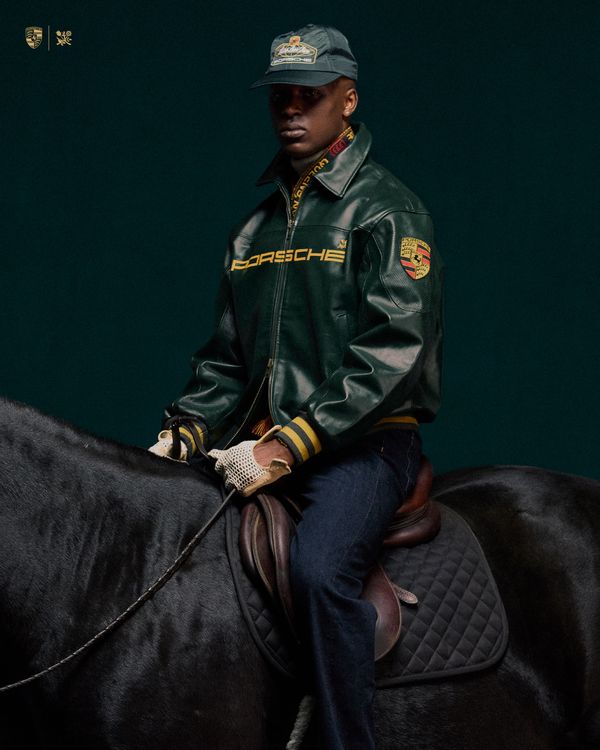 Premium Porsche 993 Leather Jacket | Unisex Vintage F1 Racing Bomber Green