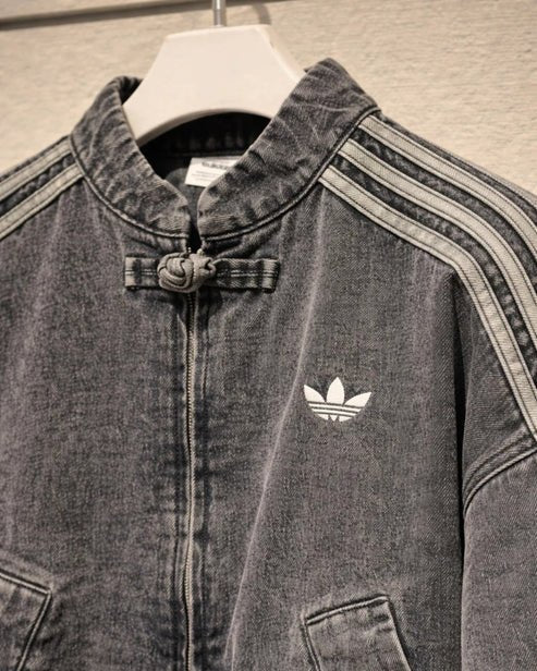 Grey Denim Jacket for Men | Oversized Bomber Jacket – XOVRA