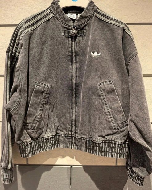 Grey Denim Jacket for Men | Oversized Bomber Jacket – XOVRA