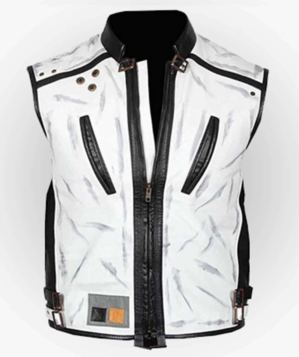 Han Solo Star Wars Story White Leather Vest
