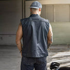 Men's Harley-Davidson Foster Matte Buffalo Leather Vest