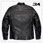 Harley Davidson Mens Asylum Leather Motorcycle Jacket
