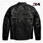 Harley Davidson Men’s Luminator 360 Black Leather Jacket
