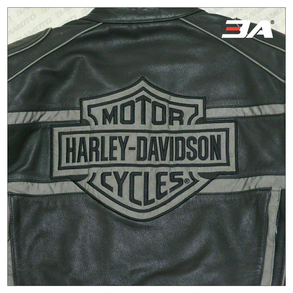 Harley Davidson Men’s Luminator 360 Black Leather Jacket
