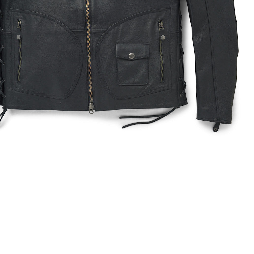Men’s Harley-Davidson Panhead III Leather Riding Jacket – Buffalo Leather Biker Coat