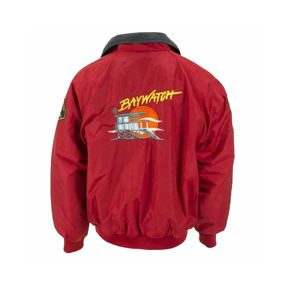 Baywatch Bomber Lifeguard Jacket