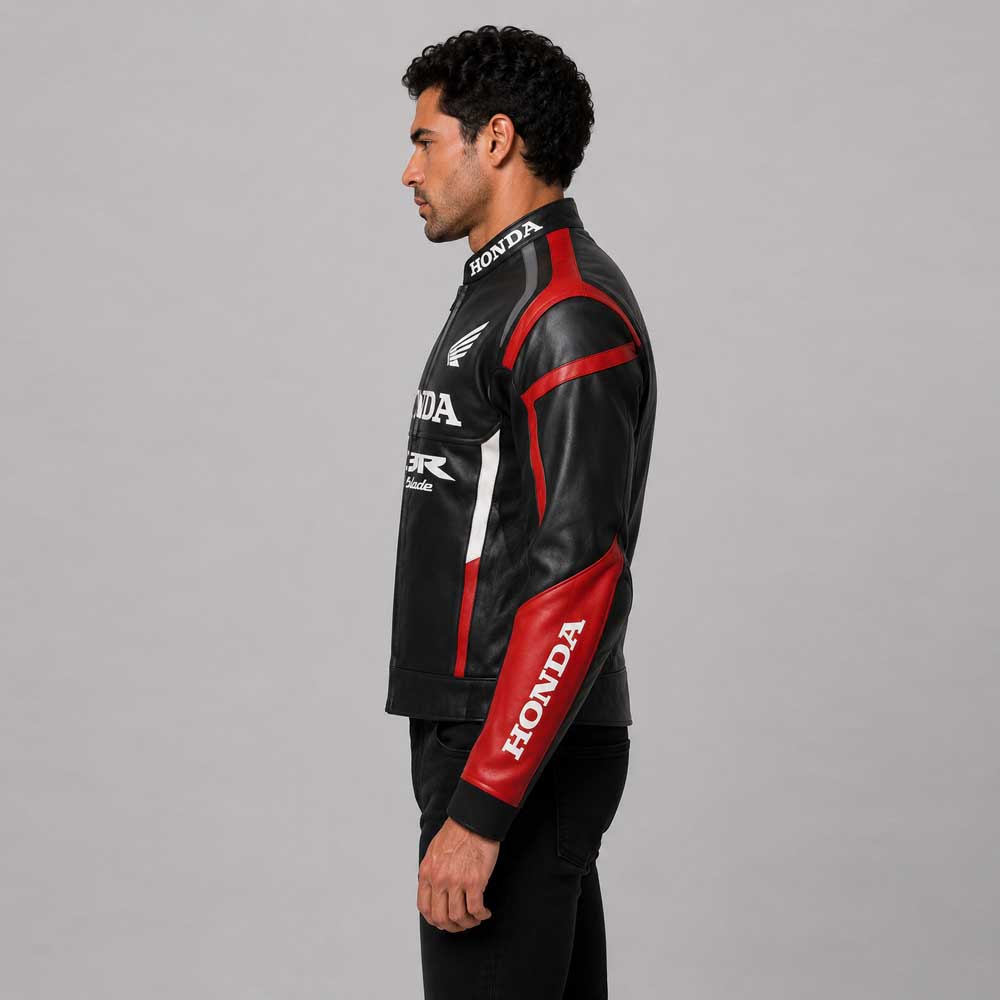 Honda CBR Cowhide Racing Leather Jacket