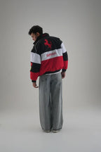 Ferrari F1 Embroidered Jacket – Triple Logo Racing Edition