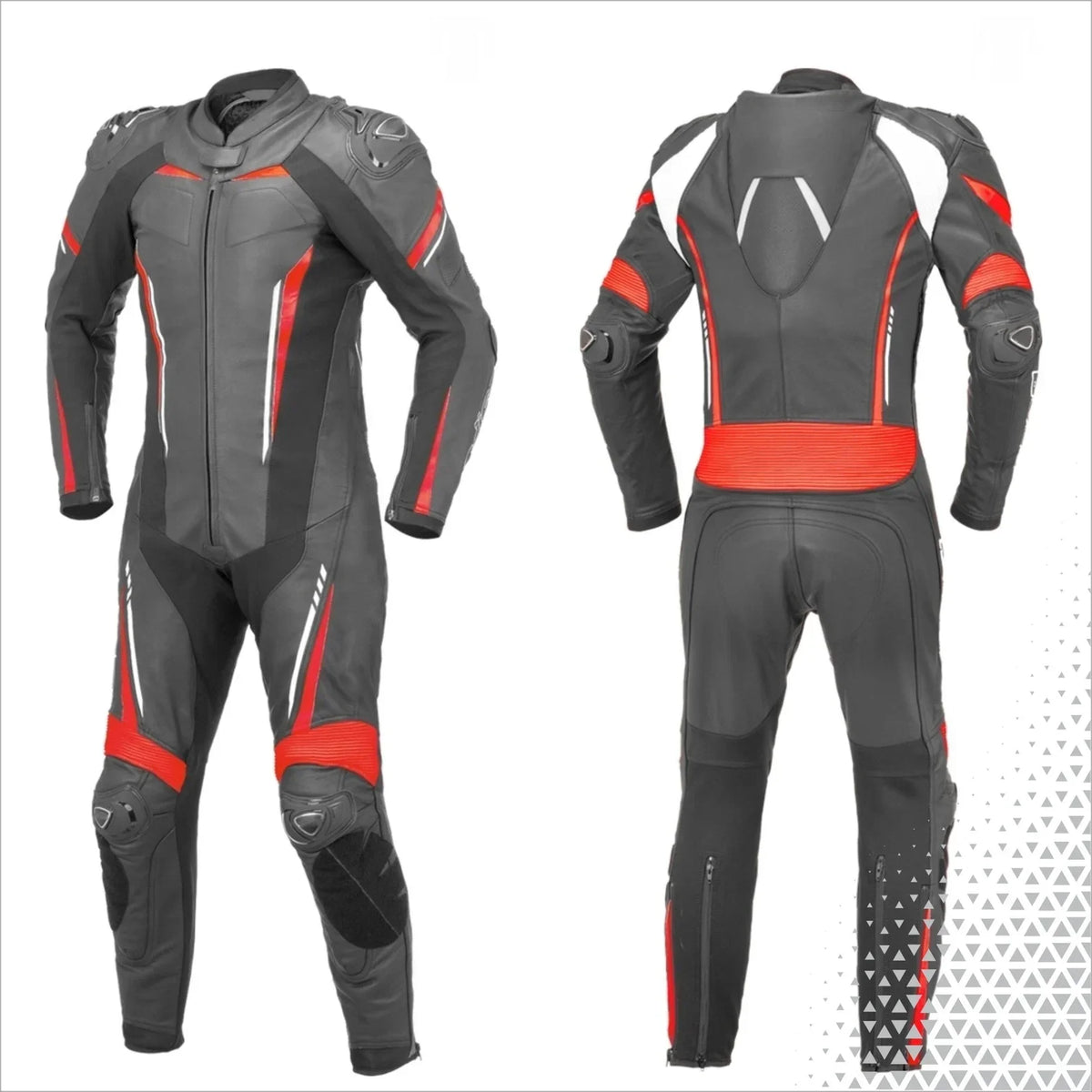 SS990 MEN MOTORCYCLE CE APPROVED LEATHER RACING SUIT