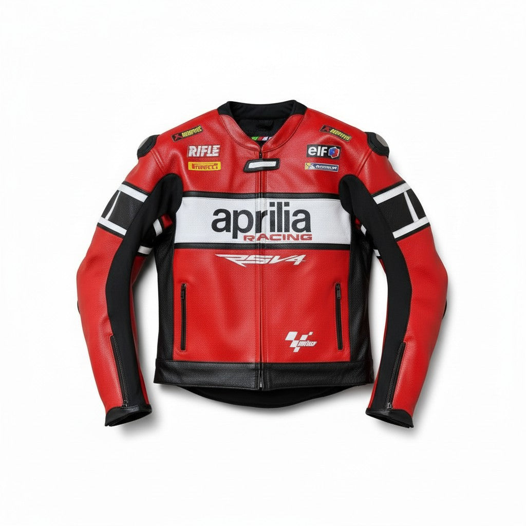 Aprilia Motorcycle Leather Racing Jacket