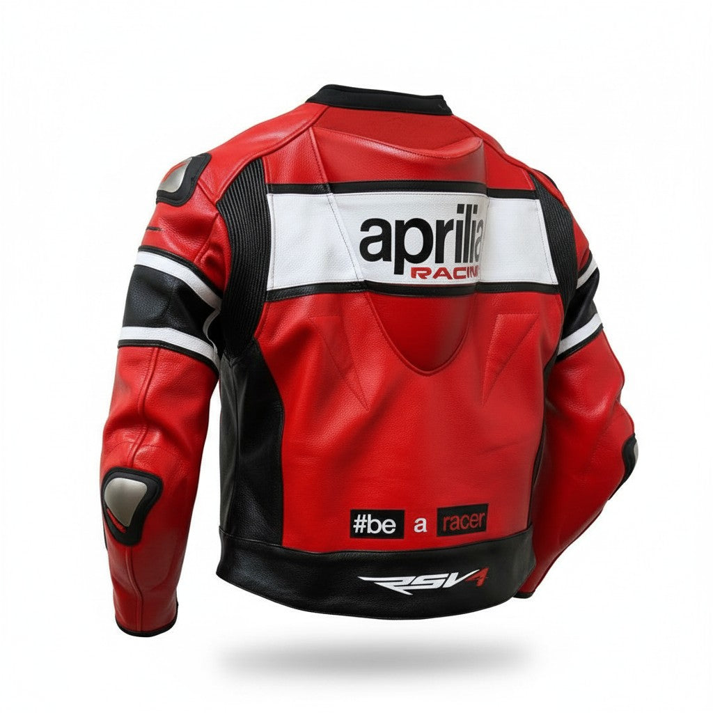 Aprilia Motorcycle Leather Racing Jacket