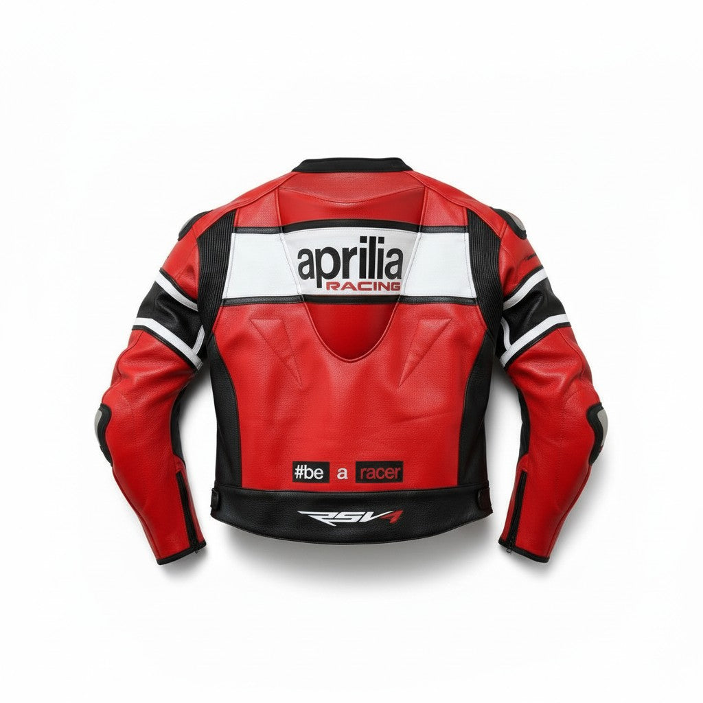 Aprilia Motorcycle Leather Racing Jacket