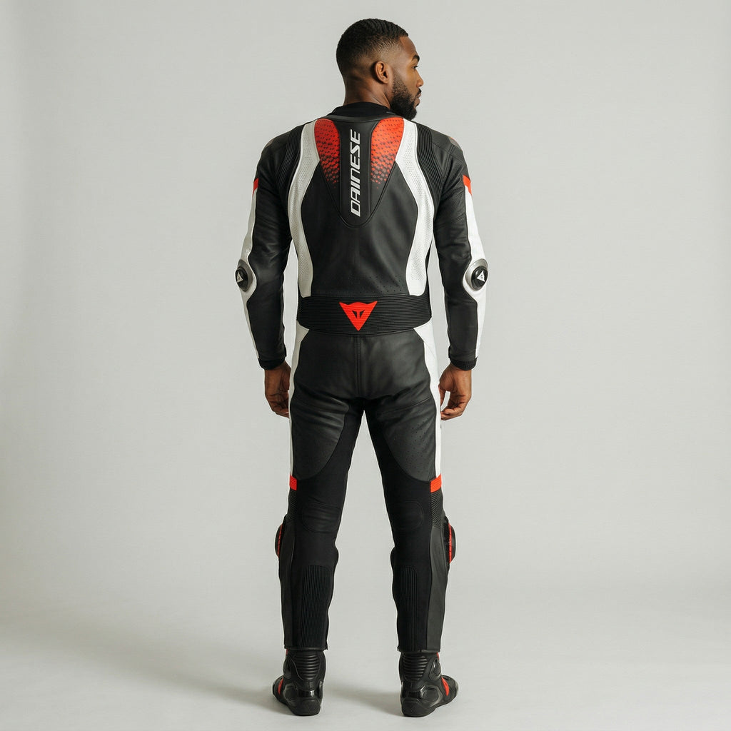 Dainese Motorbike Genuine Leather Racing Suit for Men