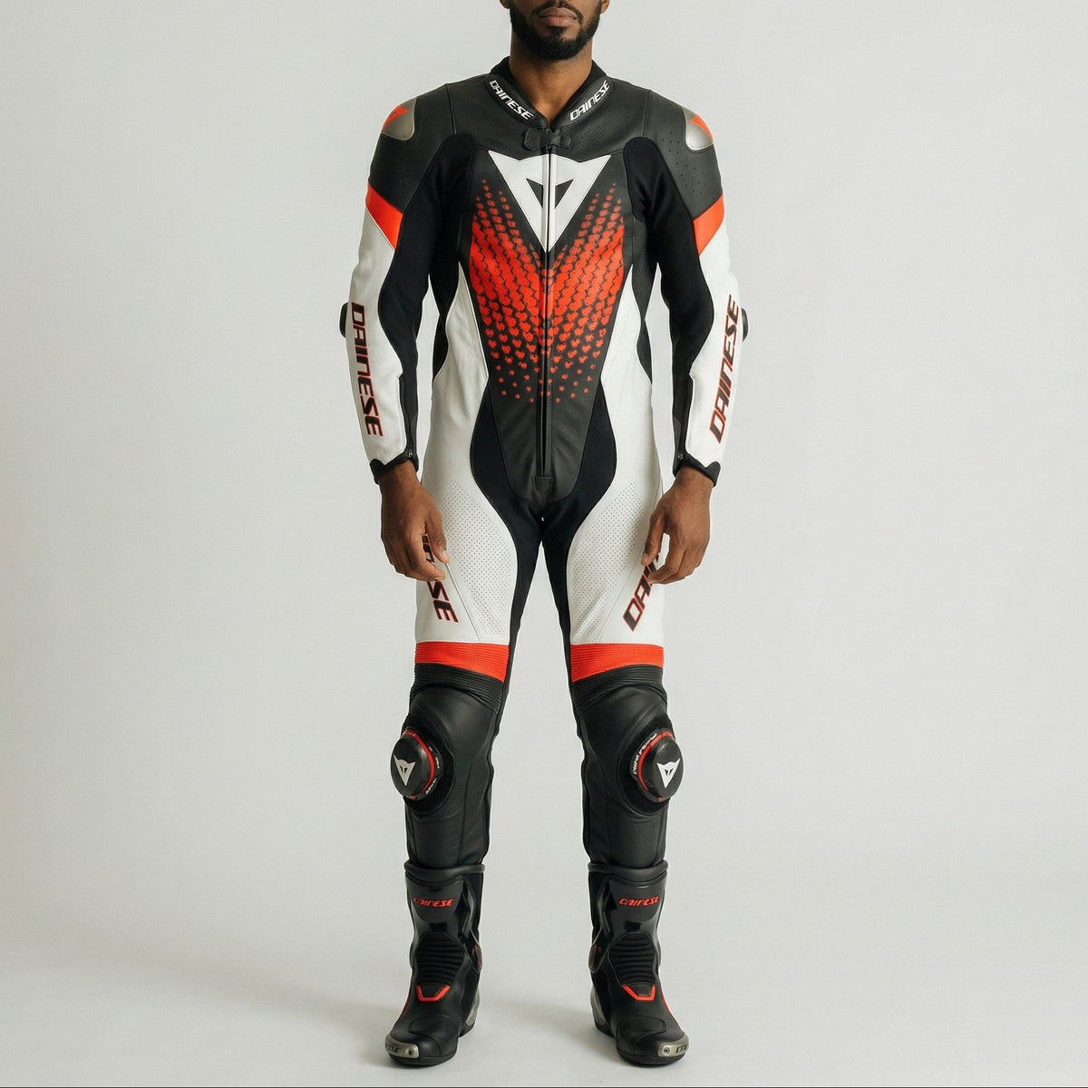 Dainese Motorbike Genuine Leather Racing Suit for Men