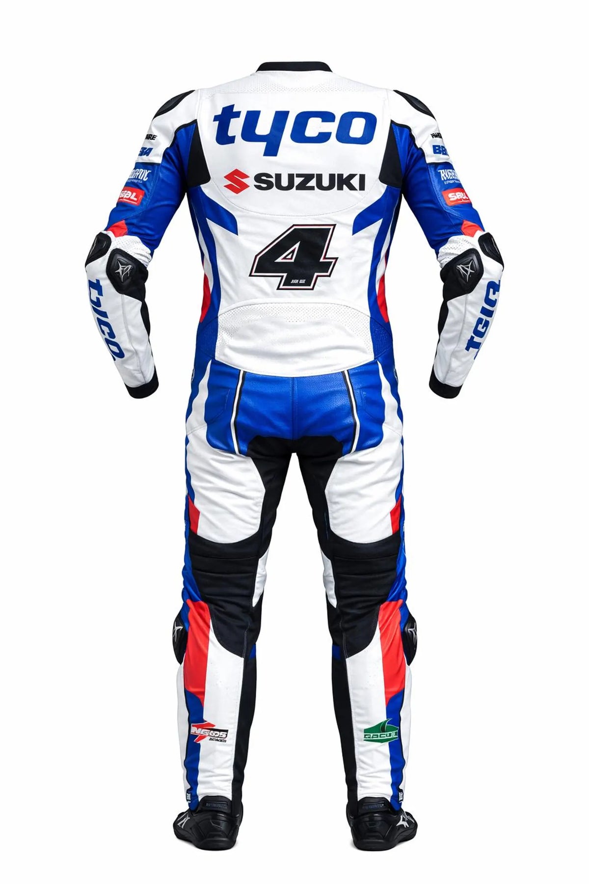 SUZUKI TYCO MOTORCYCLE LEATHER RACING SUIT