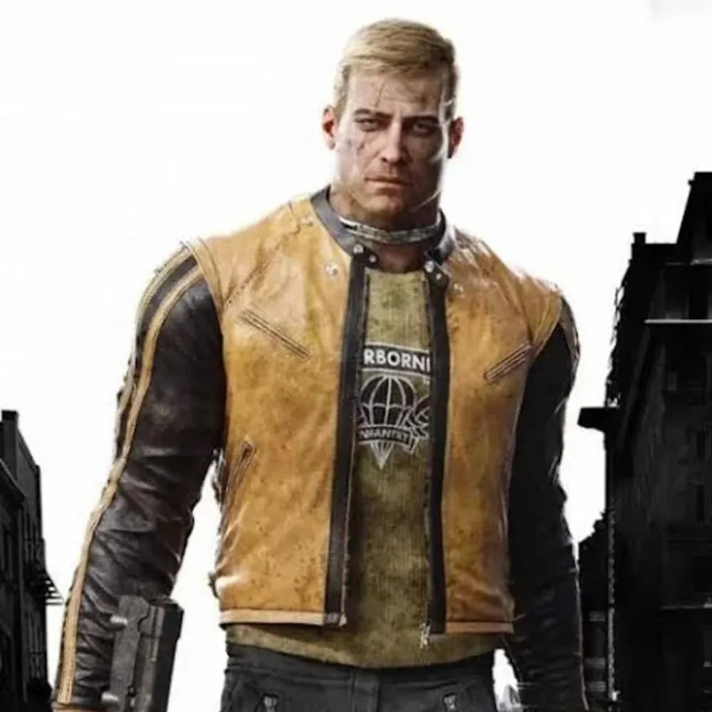 BJ Blazkowicz Wolfenstein 2 Leather Jacket