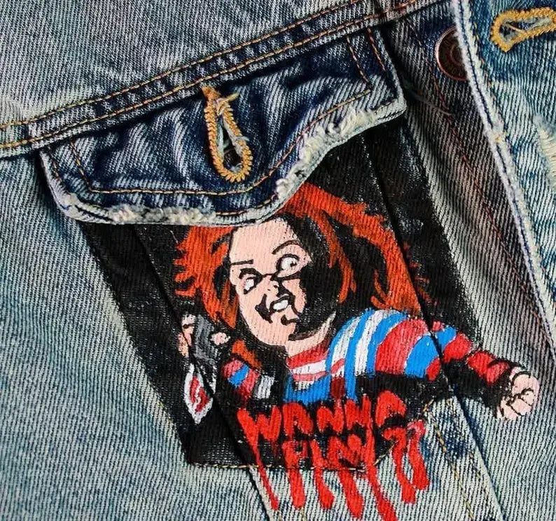 Chucky Jean Halloween Costume Jacket