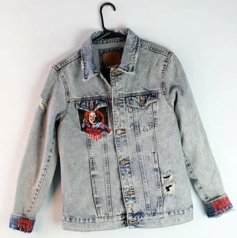 Chucky Jean Halloween Costume Jacket