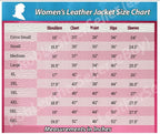 Women Rockers Punk Studded Jacket Leather Multi Design Chain Weird Science