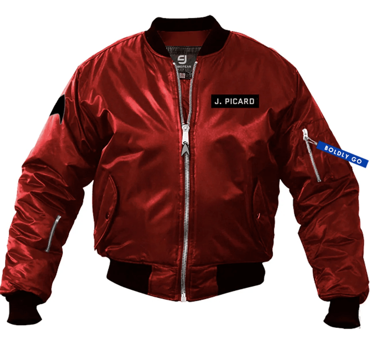 Star Trek Bomber Style Satin Jacket