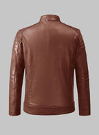 Ignite Men Lambskin Moto Leather Jacket