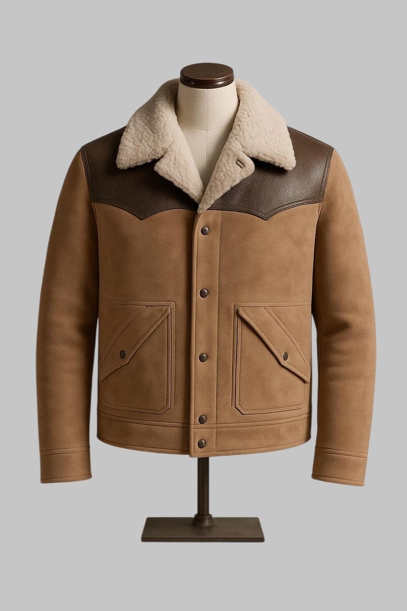 Genuine Sheepskin Shearling Jacket Men Real Sheepskin Leather Bomber Flying Fur Jacket