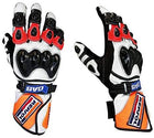 Honda Repsol Leather Gloves with Leather Belt