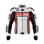 Yamaha Racing Motorcycle Jacket Riding Gear Genuine Cowhide Leather Jacket On Sale