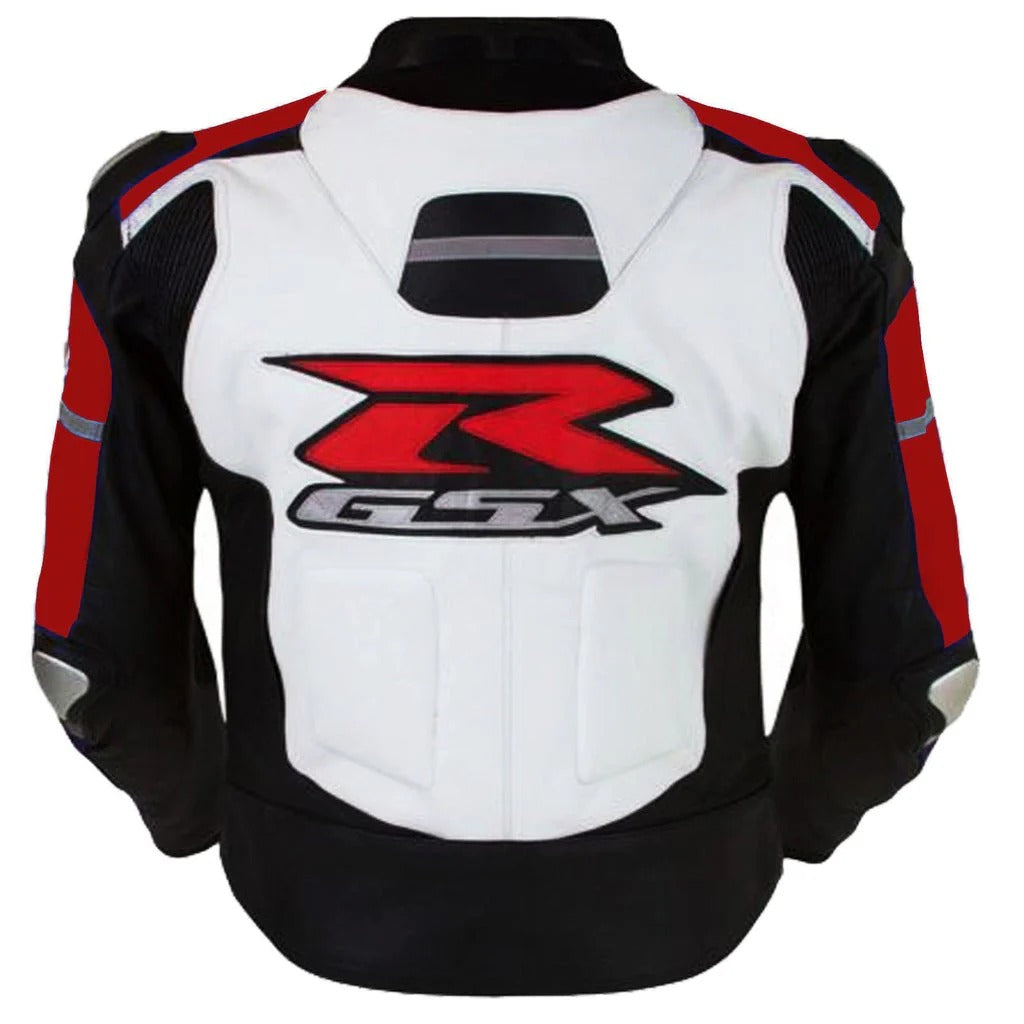 SUZUKI GSXR Motorcycle Leather Racing Jacket on sale