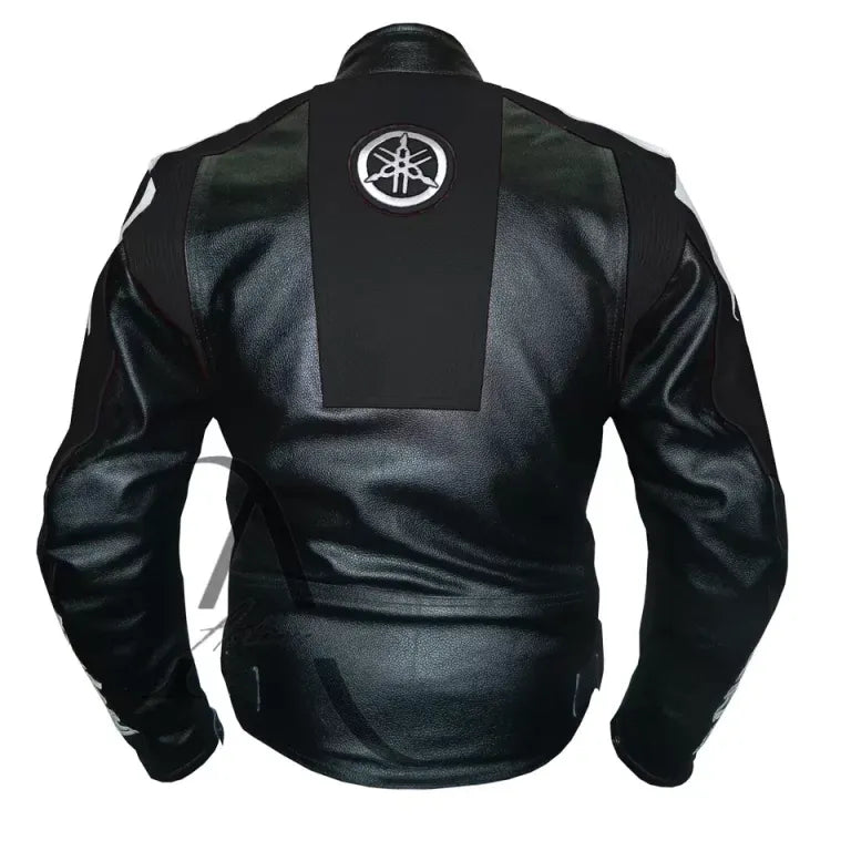 Yamaha Racing Motorcycle Jacket  Trending Genuine Motorbike Leather Jacket