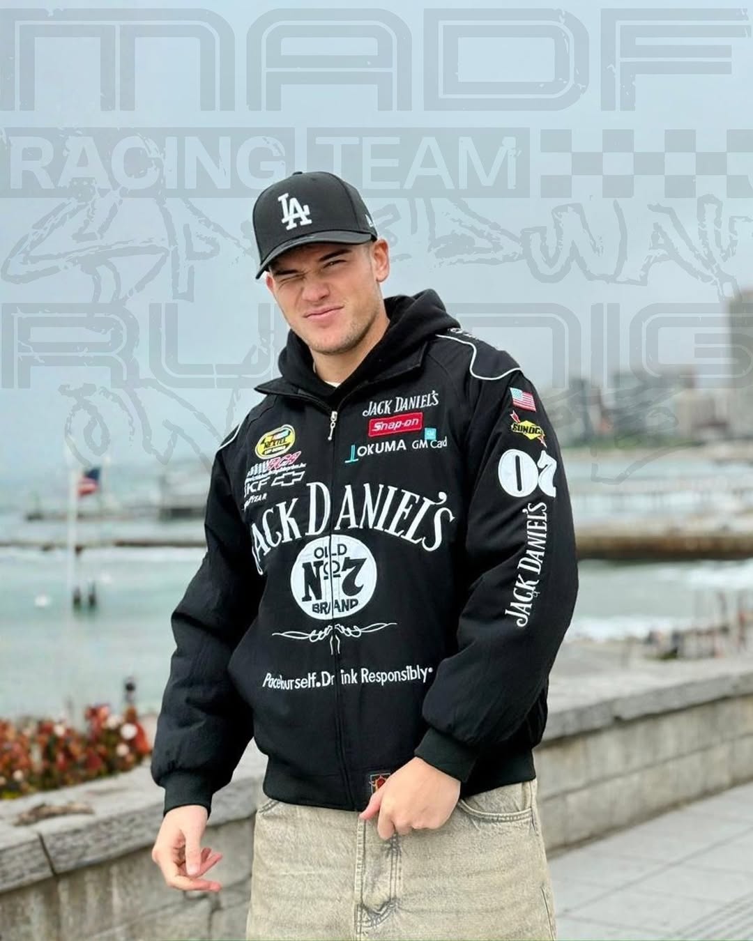 Vintage Jack Daniel's F1 Racing Bomber Jacket (Unisex)