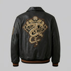 Urban Elite Leather Varsity Jacket – Premium Real Leather Letterman