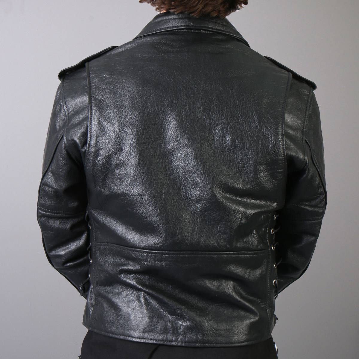 Hot Leathers Men's Old Guard Leather Motorcycle Jacket - JKM1002