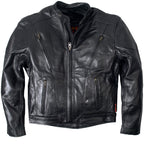 Hot Leathers Men's Iron Mile Leather Motorcycle Jacket - JKM1010