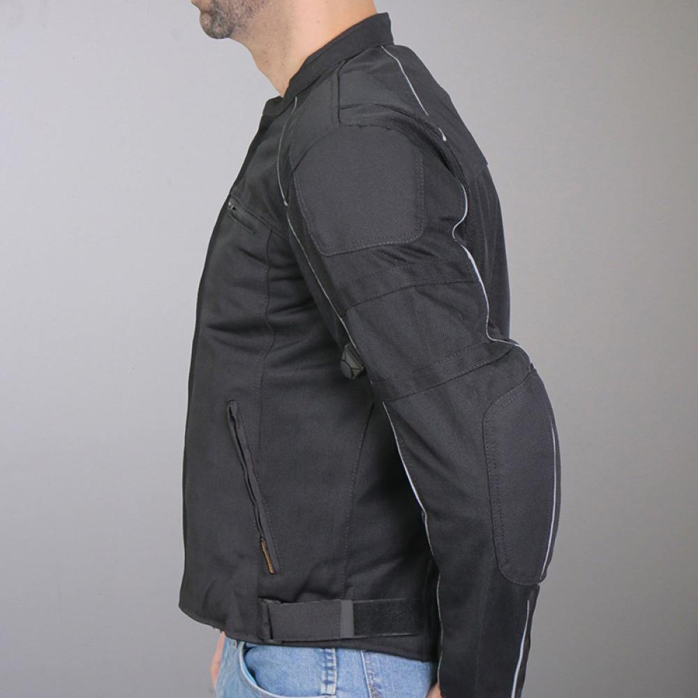 Hot Leathers Men's Stormwall Leather Motorcycle Jacket - JKM1024