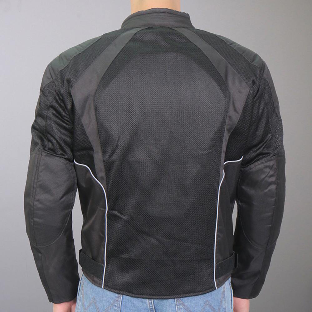 Hot Leathers Men's Air Shift Armored Mesh Motorcycle Jacket - JKM1025